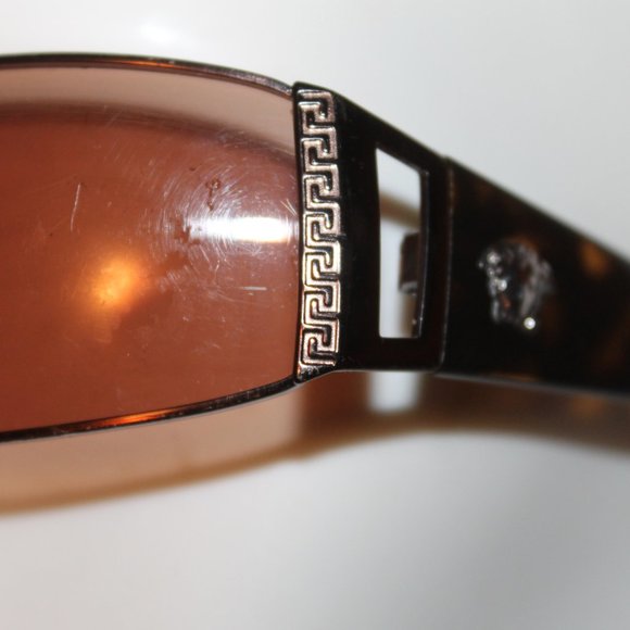 Vintage 90s Versace Jean couture ringer Shirt + Glasses - Picture 8 of 16